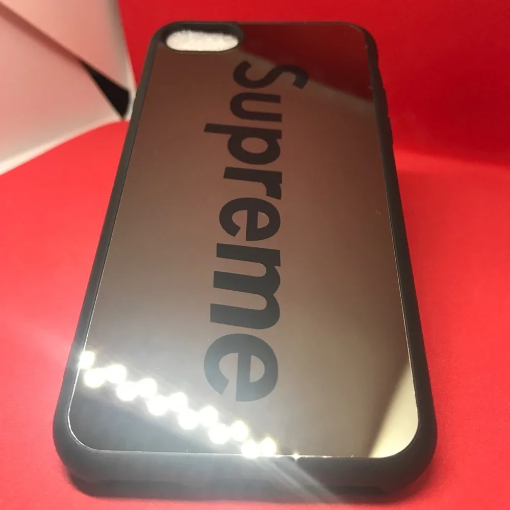 COPY - COPY - Supreme mirror iPhone 7/8 case plus glass …